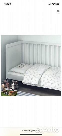 Детское постельное белье IKEA новое