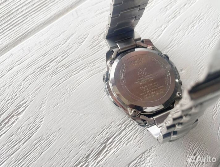 Часы casio edifice eqw-500, корпус 5041, винтаж