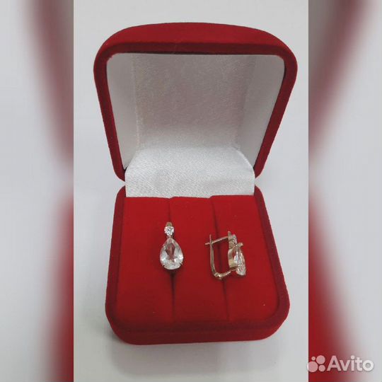 Е.О. Серьги с камнями, золото 585 id 57291/55330