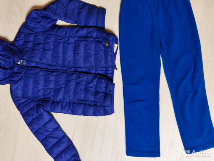 Пакетом куртка и брюки флисе новые 128