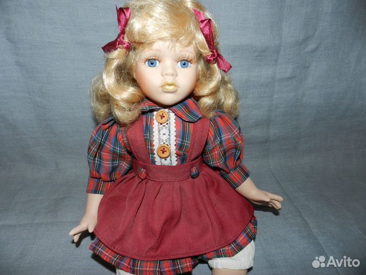 Фарфоровая кукла авторский молд Германия 21 см