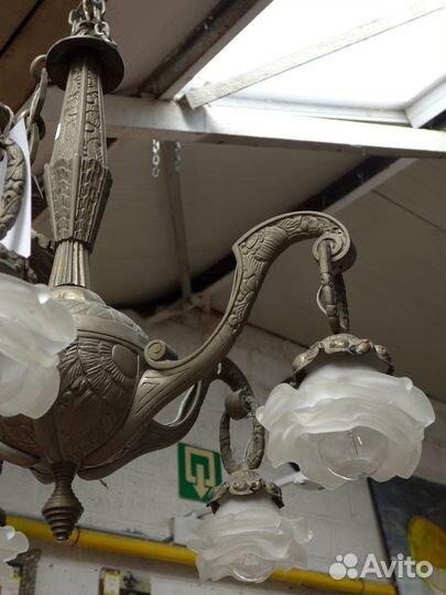 Старинная люстра. Модерн. Франция