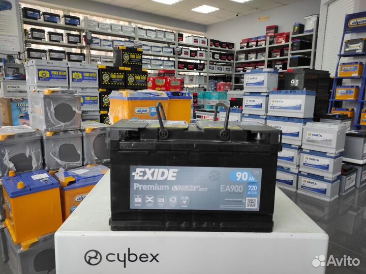 Аккумулятор 90Ач 720A Exide premium New Black