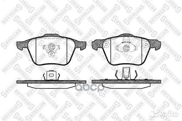 1081 000SX 1070 00 колодки дисковые п. Volvo X