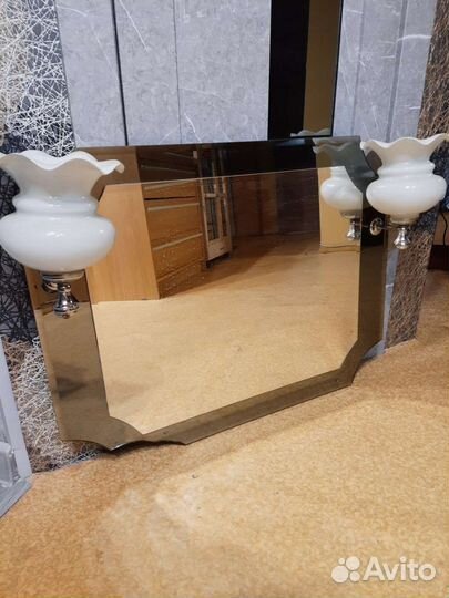 Зеркало в ванную с подсветкой бу