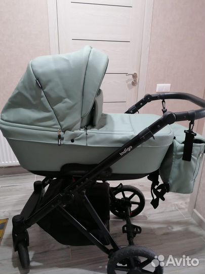 Коляска 2 в 1 эко кожа