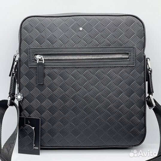 Сумка планшет натуральная кожа Mont Blanc