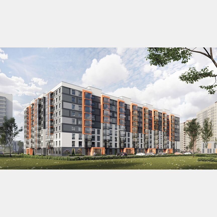 2-к. квартира, 60,7 м², 5/9 эт.