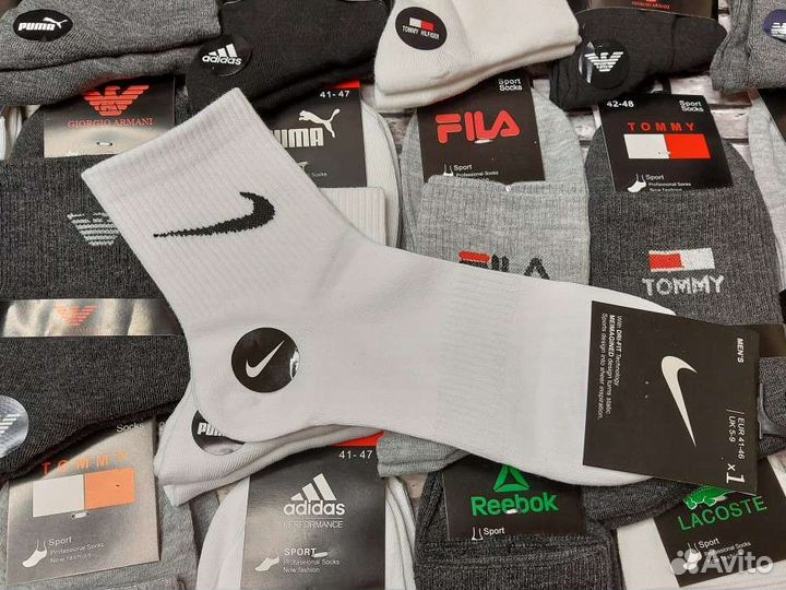 Носки Nike Adidas Puma Reebok