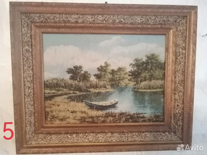 Картина из гобелена в раме