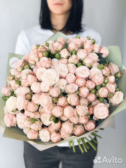 Пионовидные розы Кустовые розы Доставка цветов