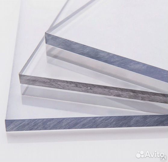 Монолитный поликарбонат 2 мм прозрачный