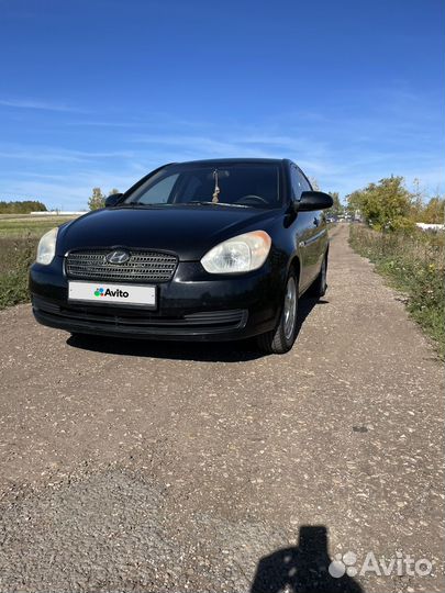 Hyundai Verna 1.4 МТ, 2008, 192 792 км