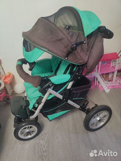 Прогулочная коляска зимняя бу