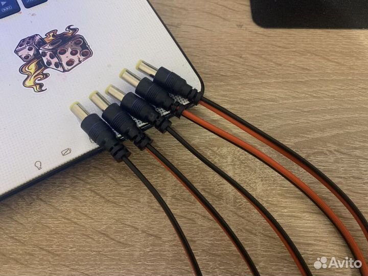 Штекер 2.1 x 5.5 новый