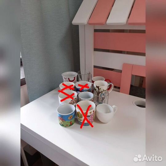 Разные Кружки стаканы чашечки 8 шт