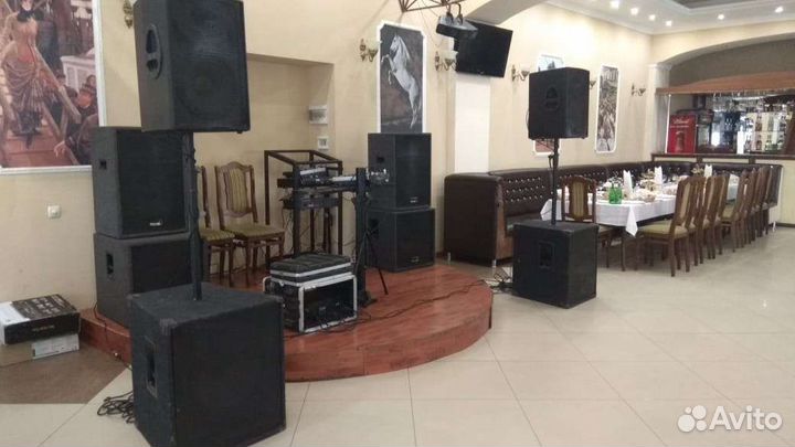 Звуковое и световое оборудование (аренда)