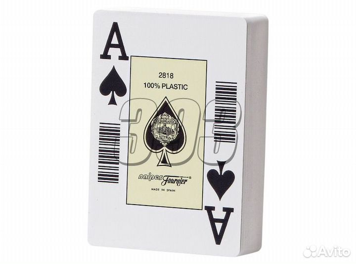 Карты 100 Пластиковые Fournier Casino Eur (37834)