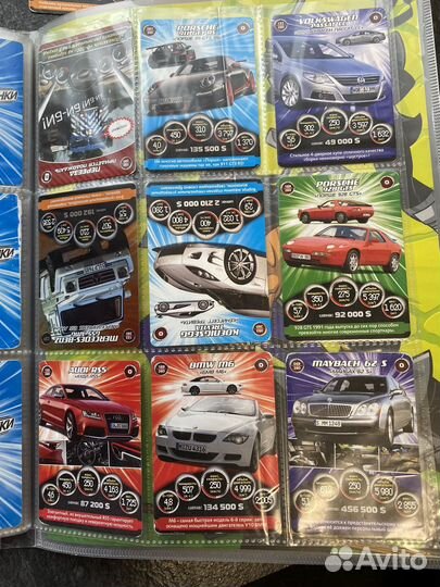 Супергонки карточки и кейс бокс хранения