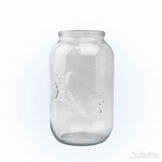 Банки стеклянные 1.5 л с рисунком под закаточную м