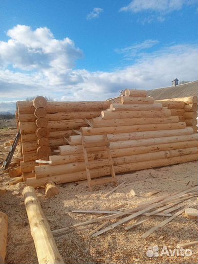 Срубы бань и домов