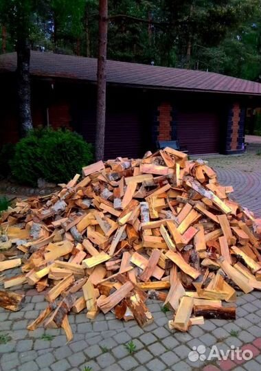 Дрова колотые Береза