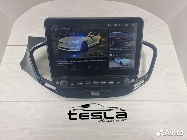 Магнитола Тесла LADA Vesta 10.3 дюйма android 10