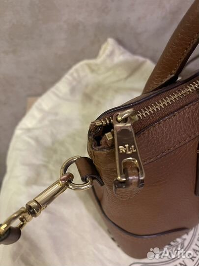 Lauren Ralph lauren сумка оригинал коричневая