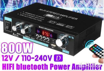 Цифровые Усилители звука AK35 с тюнером