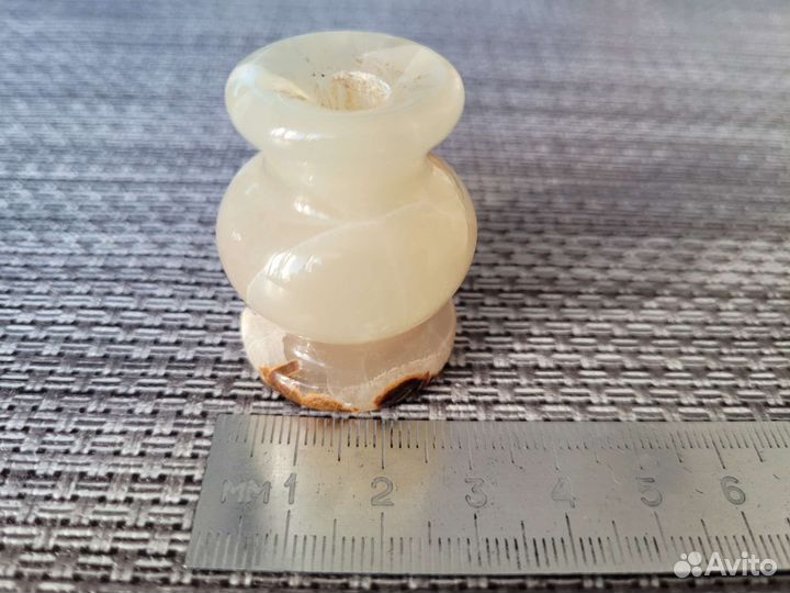 Подсвечник для церковной свечки из оникса