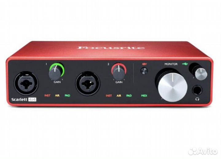 Звуковая карта focusrite Scarlett 4i4 3rd Gen