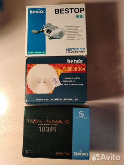 Мультипликаторы Banax и Daiwa