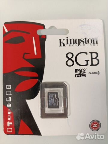 Карта памяти Kingston micro sd 8 gb