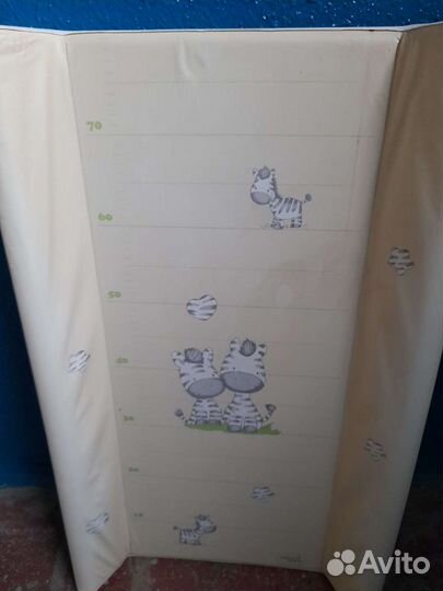 Пеленальная доска с ростомером