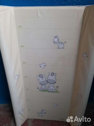 Пеленальная доска с ростомером