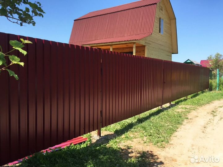 Забор металлический