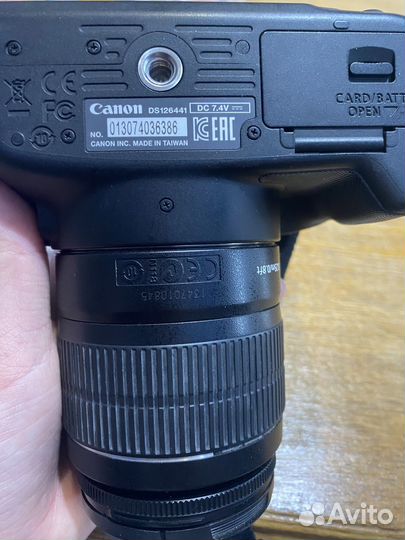 Зеркальный фотоаппарат canon eos 100d