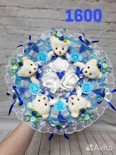 Красивые букеты из игрушек