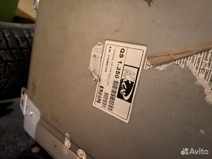 Сабвуфер и усилитель