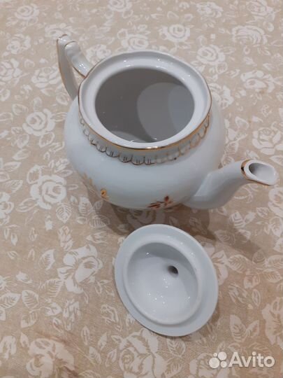 Чайник фарфоровый Вербилки СССР