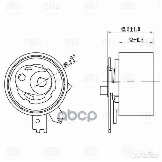 Ролик грм натяжной для а/м Renault Kangoo II (0