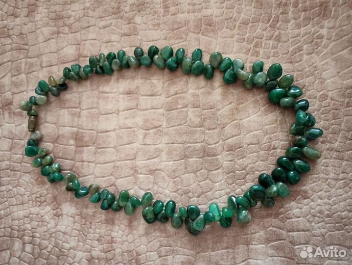 Бусы, колье, браслеты из натуральных камней винтаж