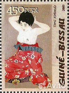 Гвинея-Бисау. 2005 г. Японская живопись. Выпуск 1
