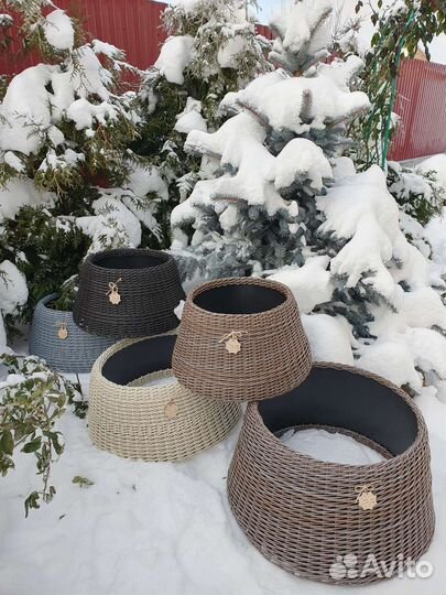 Юбка для ёлки из полиротанга