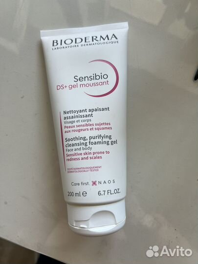 Гель для умывания лица bioderma