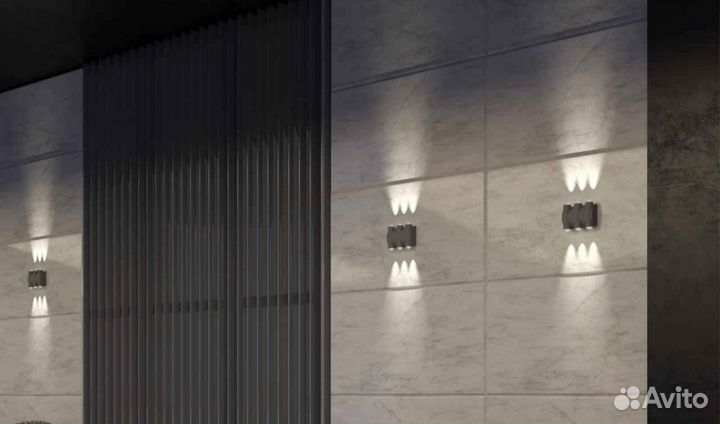 Уличный настенный светильник Novotech темно-серый