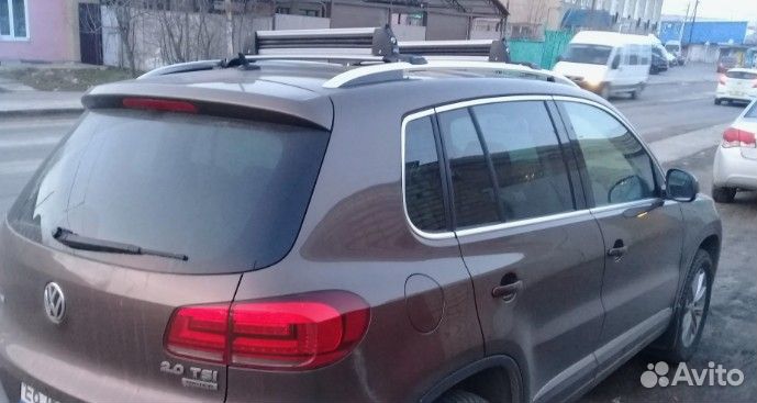 Рейлинги на крышу volkswagen tiguan 2007 (1,2)