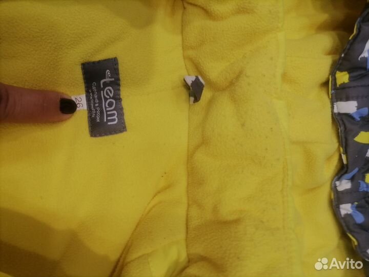 Зимний костюм для девочки 110