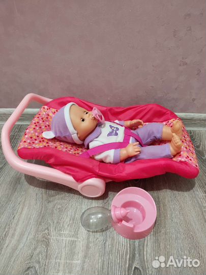 Игровой набор кукла пупс с люлькой