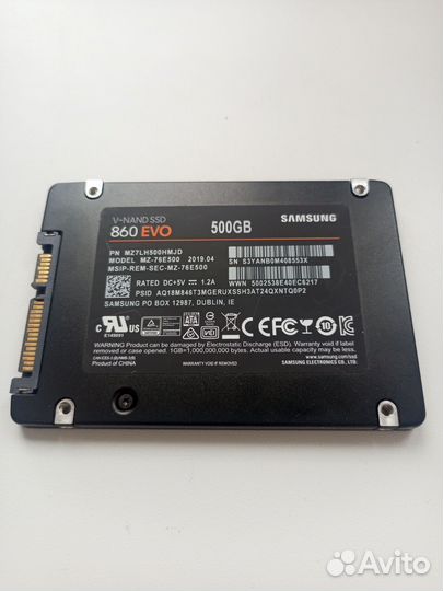 Ssd Samsung 500gb 860 evo с корпусом